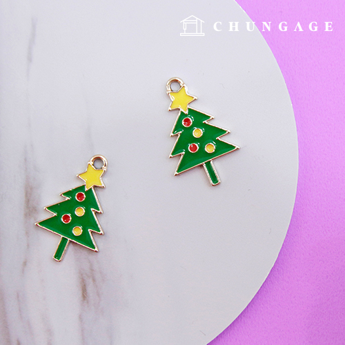 Mini Charming Christmas Tree Bag Keyring