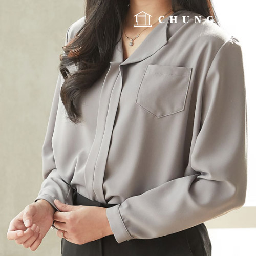 Clothes Pattern Women's V-neck Blouse Suit Pattern P1450