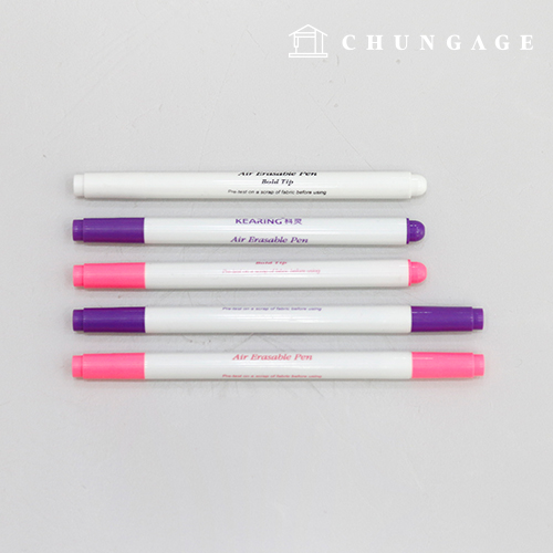 Cross section of a vapor pen erasable ballpoint pen