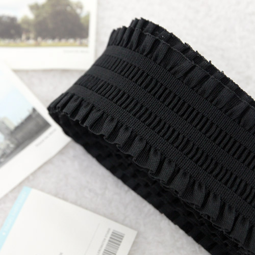 Pants Waist Elastic Band Shirring Black Skirt Elastic 60mm