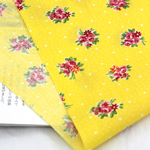 Cotton blend mini flower 5 kinds Yellow 2829