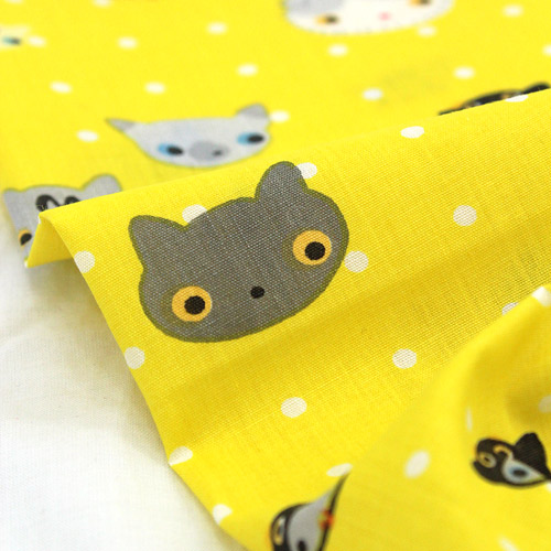 Cotton blend mini cat 5 kinds Yellow 2834