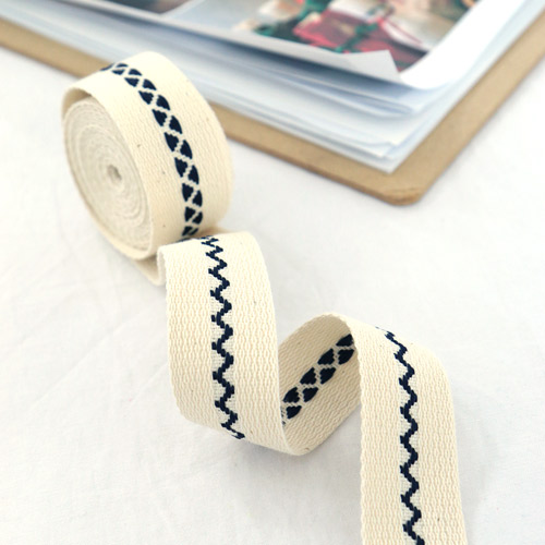 Navy waving strap Double-sided webbing strap 2 yard Bag Eco bag strap