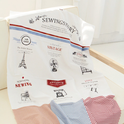 30 horizontal weave cut paper Nordic sawing story 2color White