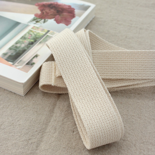 Cotton string waving string Eco Bag webbing string 30mm natural