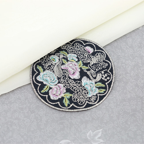 Hanbok embroidery patch circular embroidery decoration work small 35384