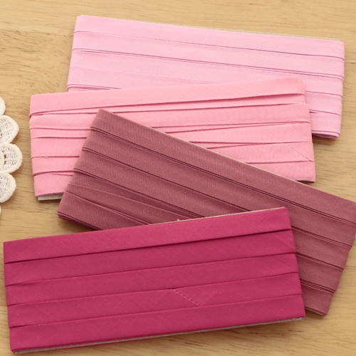 Bias Tape 4yard Pink 4 Types