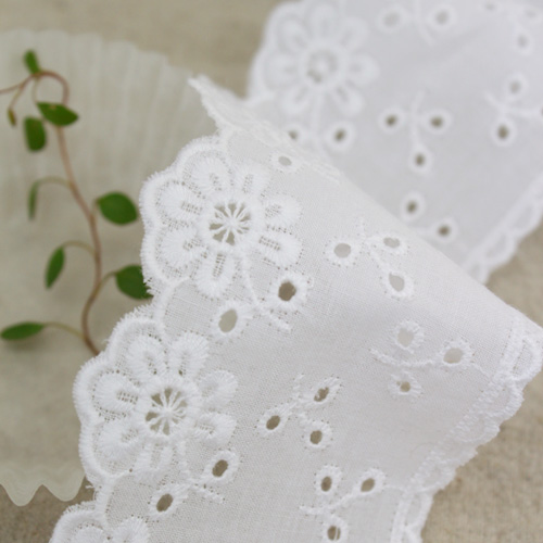 Lace Fabric Embroidery Double-sided Lace Cloth Cockscomb 4 types