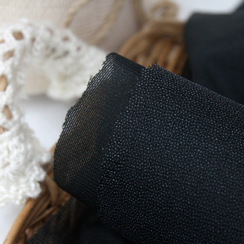 Adhesive silk core Black