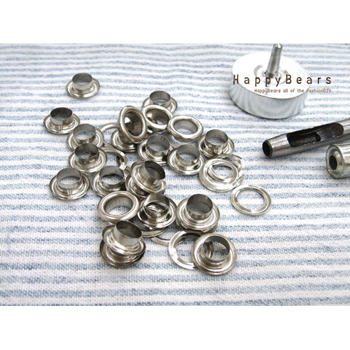 Eyelet Hadome Silver No. 3 20 pieces 47644