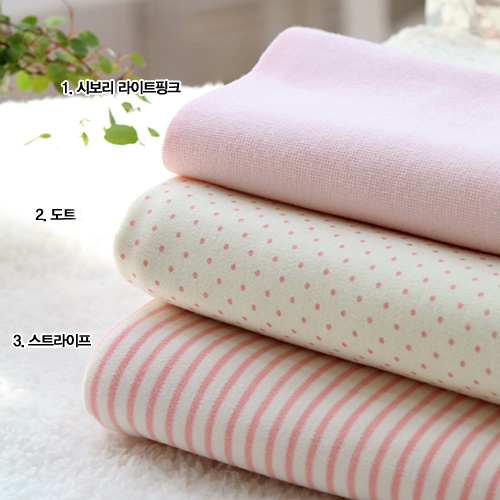 3 types of wide organic double-sided Daimaru Dot Stripe pink series