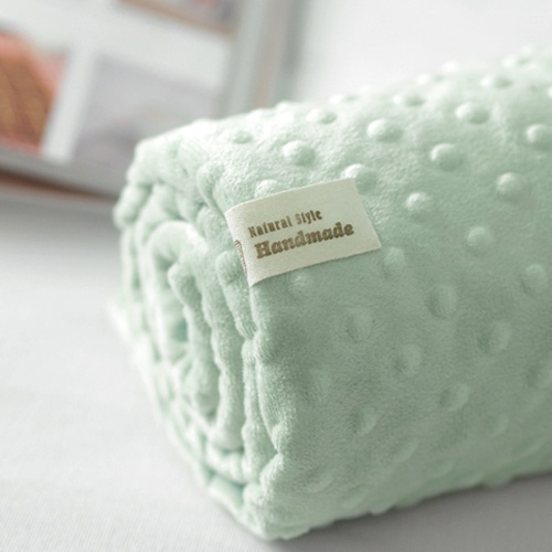 Broad microfiber embossed microfiber Sky Mint