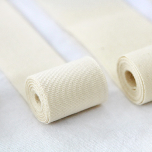 Cotton webbing string waving string label tape natural 3yard 2.5cm