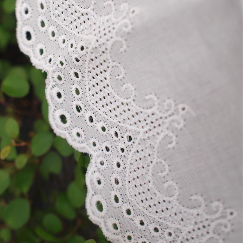 cotton Lace fabric 자수 Lace천 cotton020 베른 2종