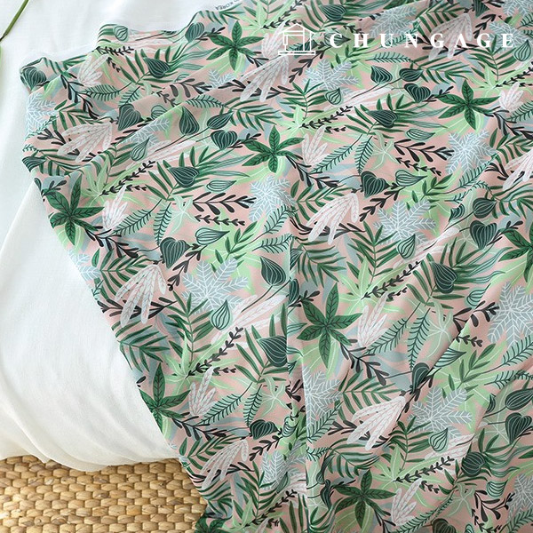 Chiffonfabric Floral Flower fabric Carabanova Wide Width Chiffon Fabric 106