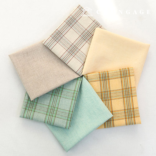 cotton fabric melan yarn dyeing Washing Check Fabric Plain Fabric Wendy 6 kinds half horse