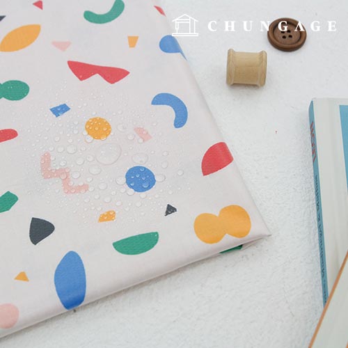 Waterproof fabric Nordic fabric unique Patterns Laminate TPU waterproof fabric Mallow Terrazzo