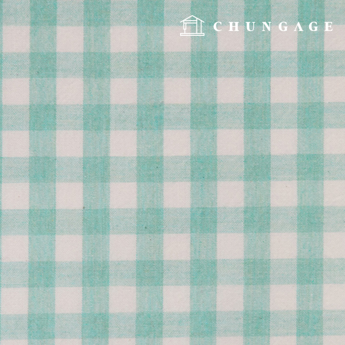 Waterproof Cloth Laminate Non-toxic TPU Waterproof Fabric Wide Width Melange Check Jade 418-4 Hanma