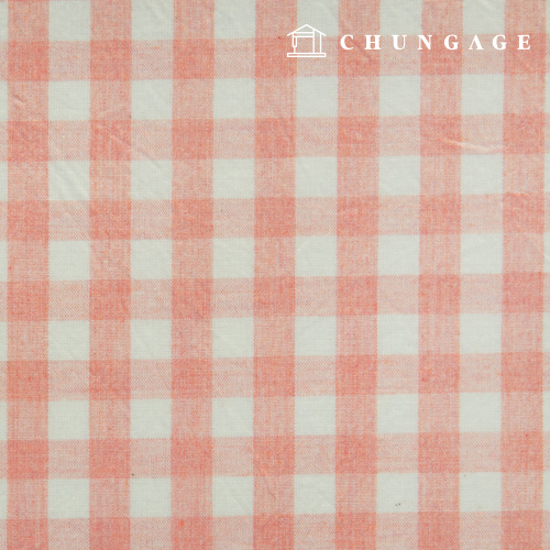 Waterproof Fabric Laminate Non-Toxic TPU Waterproof Fabric Wide Width Melange Check fabric Dark Pink 428 Half yard