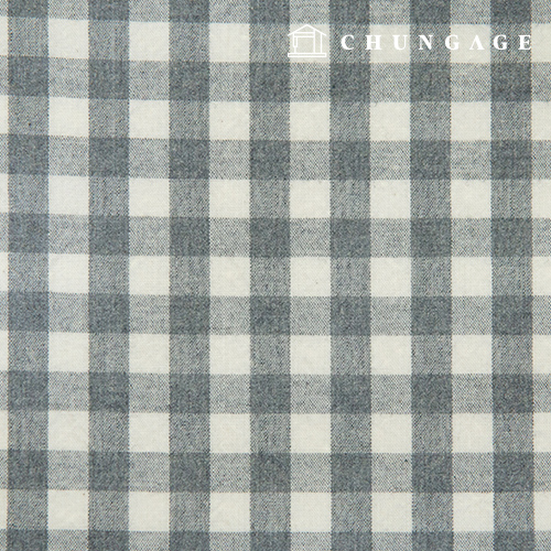 Waterproof Fabric Laminate Non-toxic TPU Waterproof Fabric Wide Width Melange Check fabric Light gray 404 half yard