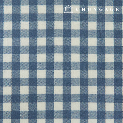 Waterproof Fabric Laminate Non-Toxic TPU Waterproof Fabric Wide Width Melange Check fabric Blue 413 Half Horse