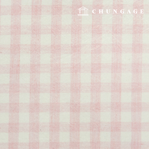 Waterproof Fabric Laminate Non-Toxic TPU Waterproof Fabric Wide Width Melange Check fabric Pink 431 Half yard