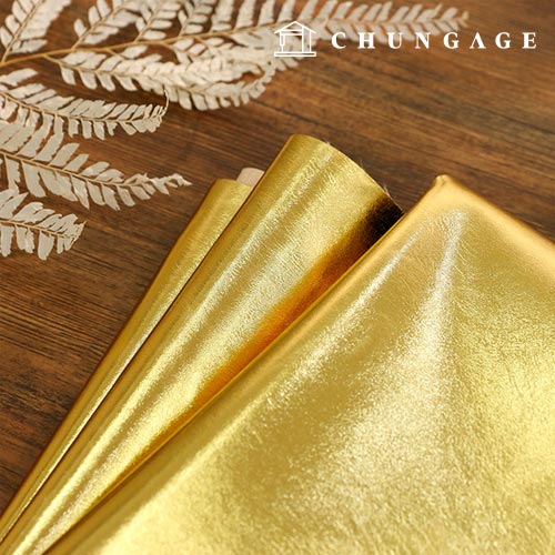 Synthetic leather Synthetic leather leather material wide shredded fabric luxury bling Gold 8392