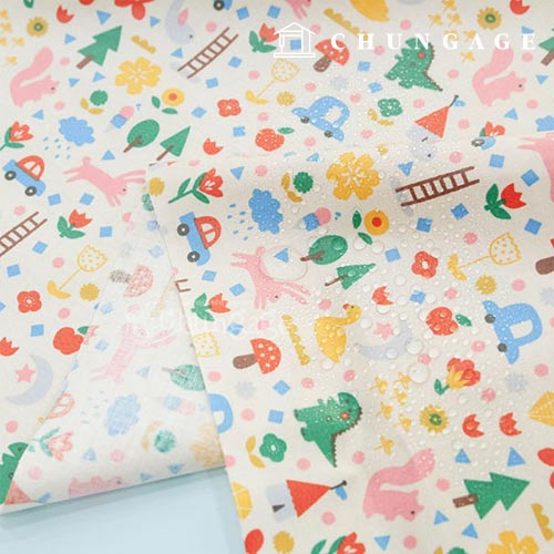 Waterproof Cloth Animal Dinosaur Flower Fabric Laminate TPU Waterproof Fabric Dreamland