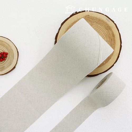 Linen Bias Tape Cafe2481 4cm