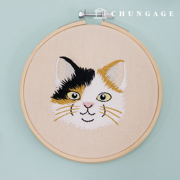 French Embroidery Package DIY Kit Cat Cats Taylor CH511387
