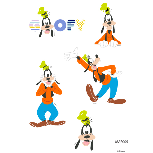 Clothing Transfer Paper Play Goofy Eco Bag Reform Thermal Transfer Film Sticker MAF005