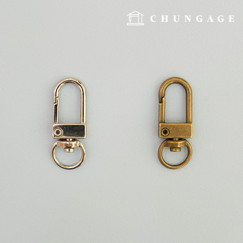 Dring D ring O ring connection hook key ring key ring bag connection ring Silver
