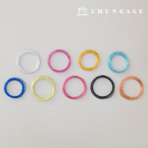 Wire craft Color aluminum wire 9 kinds of wire 5yard