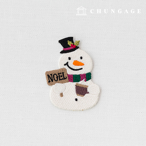 Christmas Wappen Snowman Heat Sealed Wapen Decoration Patch 157