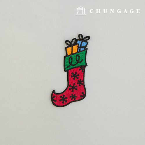 Christmas and Pen Christmas Socks Heat Sealing and Pen Decoration Patch 159