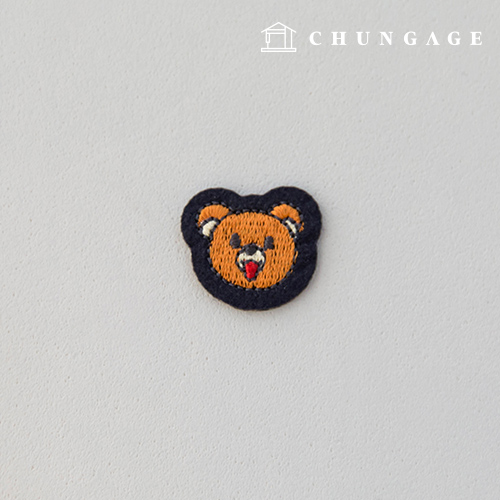 Heat-sealed and pen Happy Little Bear Decoration Patch 144