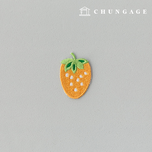 Mango Strawberry Yellow Strawberry Yellow Strawberry Decoration Patch 146