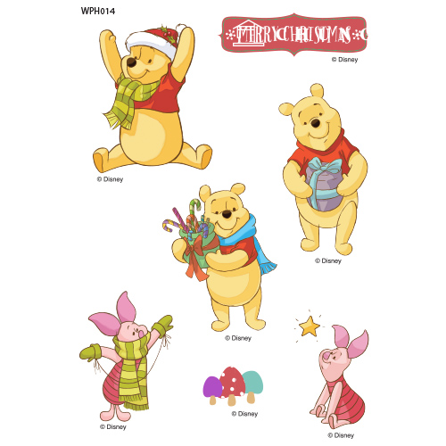 Clothing Transfer Paper Pu's Christmas 1 Eco Bag Reform Thermal Transfer Film Sticker WPH014