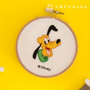 Disney French Embroidery Package DIY Kit Embroidery Set EMAF005 Pluto Face
