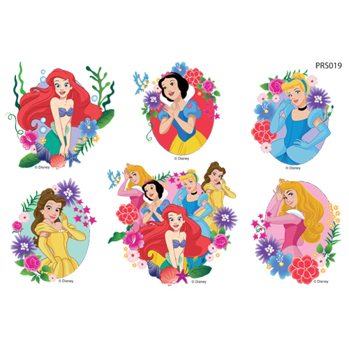 Clothing Transfer Paper Princess in Flowers Eco Bag Reform Thermal Transfer Film Sticker PRS019