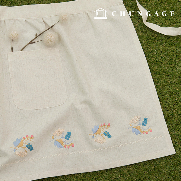 French Embroidery Package DIY Kit Flower Haute Apron CH560208