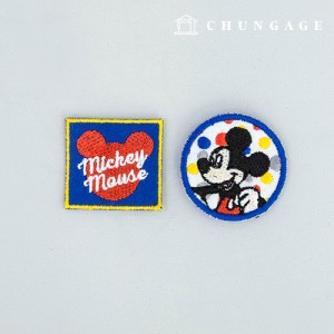 Disney Wapen Embroidery Patch Character Plush Wafan Set Pop Mickey WMAF009