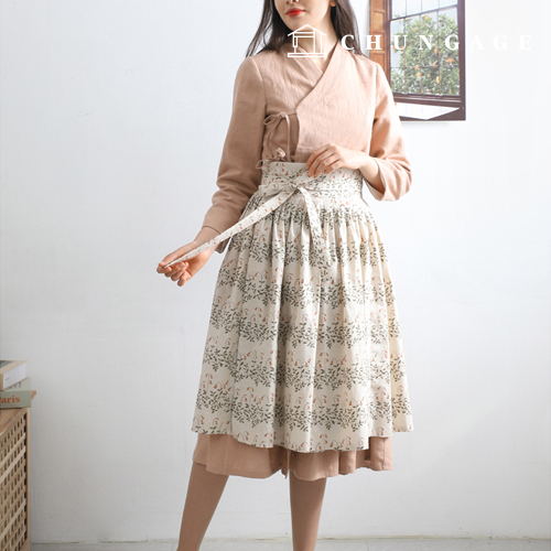 Hanbok pattern women's hanbok cheollik one-piece dress making fusion waist skirt women's clothing pattern P1583