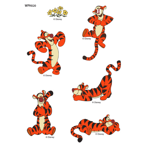 Clothing transfer paper lovely Tigger Reform heat transfer paper heat transfer sticker WPH020