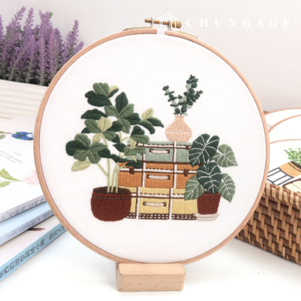 French Embroidery Package DIY Kit Traveling CH511392