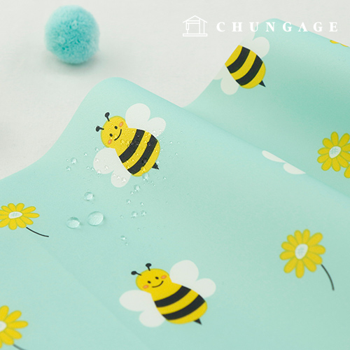 Waterproof Cloth DTP Waterproof Fabric Wide Width Bee Adventure Animal W-040