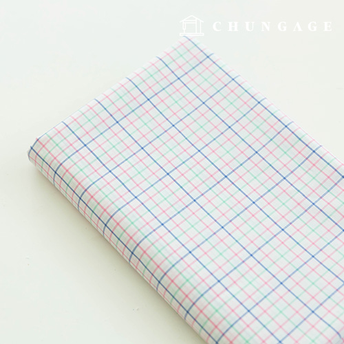 Cotton Check Fabric Ombre Dyed Check Fabric Mix Point