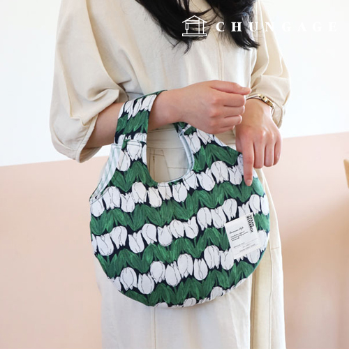 Bag Pattern Round Tote Bag Pattern Cute Daily Bag Pattern P1359