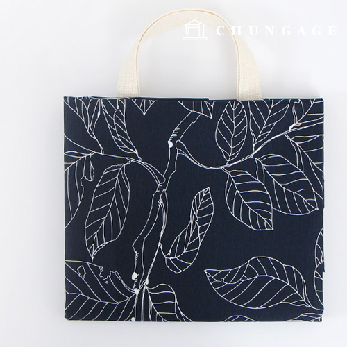 Canvas Big Leaf Navy