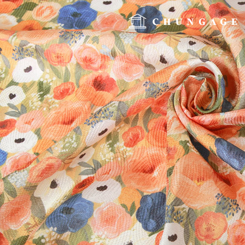 DTP Wide Width Rayon SY1071 Drawing Flowers: Mood